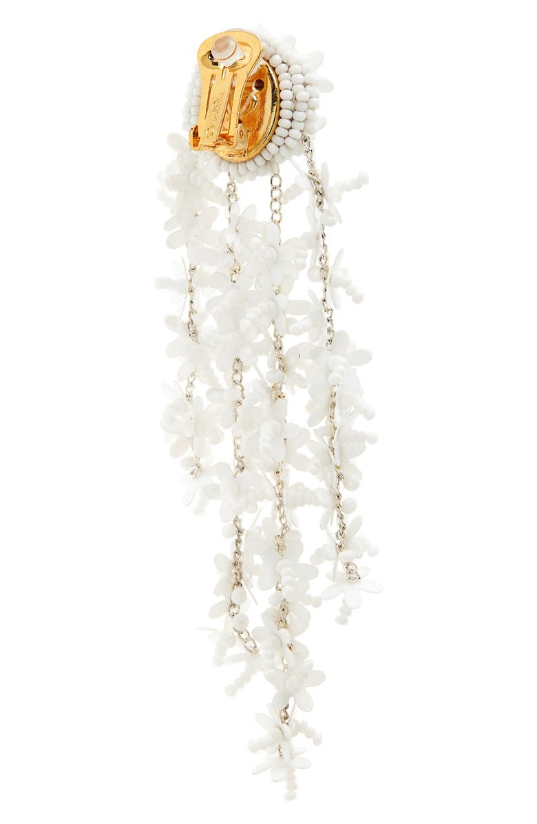 Oscar de la Renta Beaded Cascade Drop Earrings, Alternate, color, 