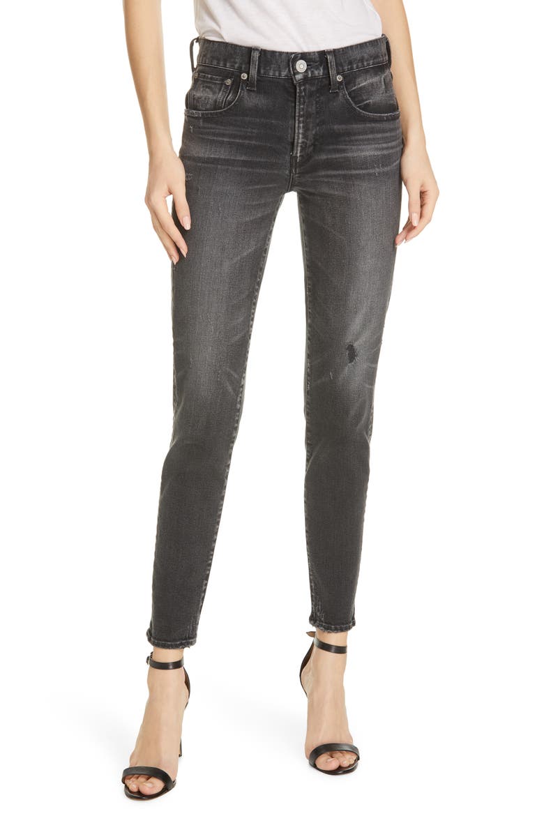 Velma Skinny Jeans, Main, color, BLACK