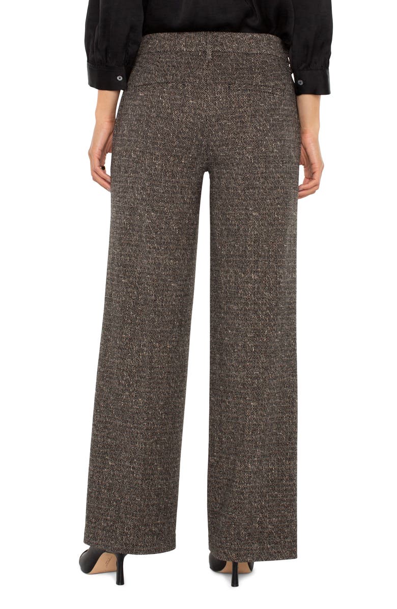 Liverpool Los Angeles Kelsey Herringbone Wide Leg Knit Pants, Alternate, color,