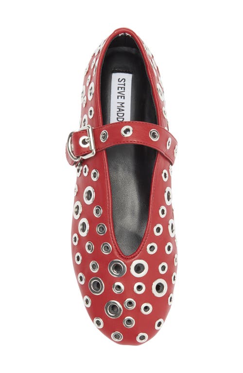 Steve Madden Ansley Ballet Flat In Red