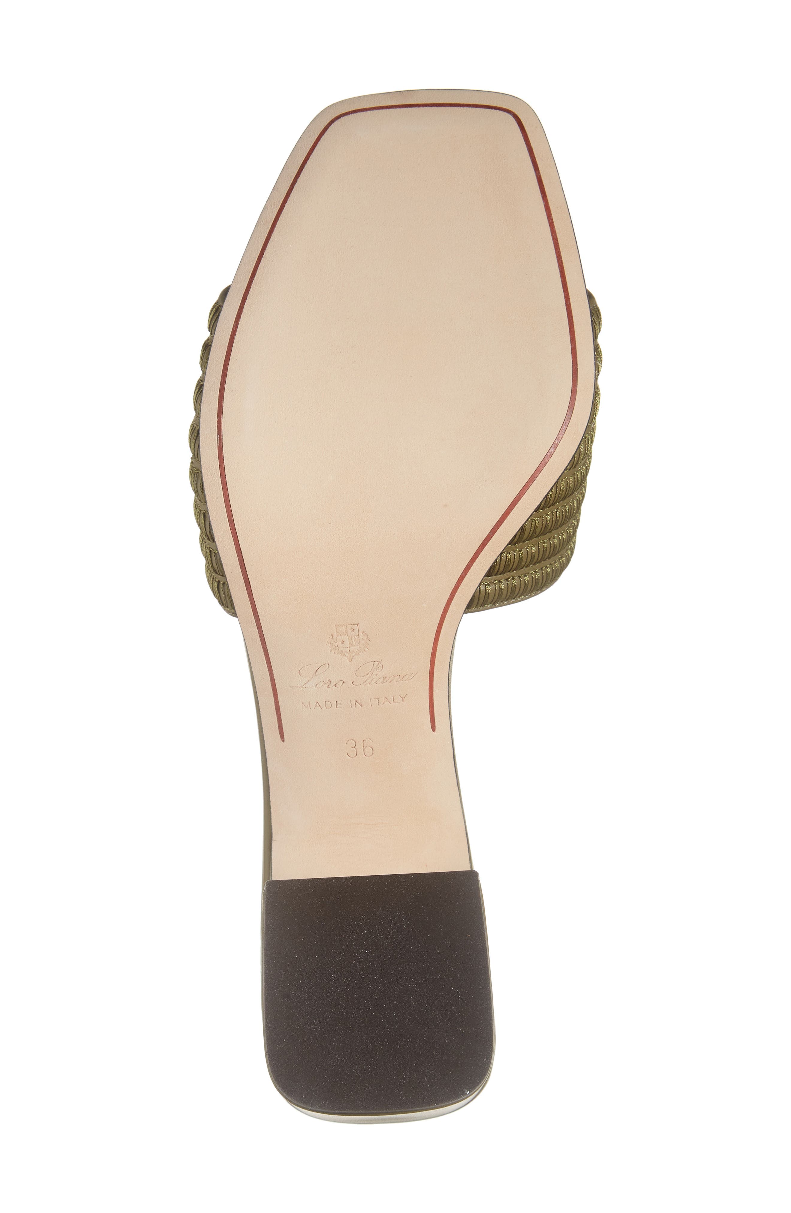 Loro Piana Spritely Charms Block Heel Sandal, Alternate, color, 