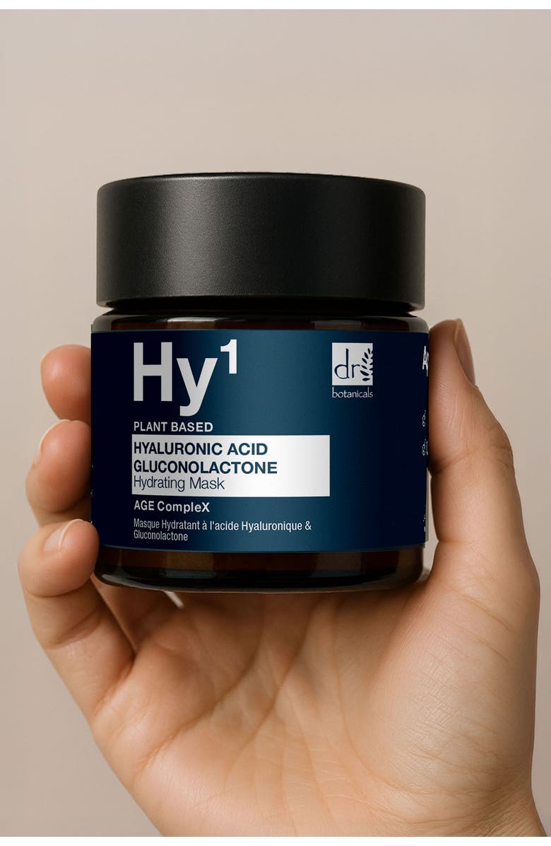 SKINCHEMISTS Hyaluronic Acid 1% & Gluconolactone Mask 60ml, Alternate, color, White