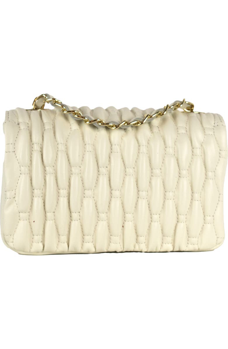 Persaman New York Quilted Crossbody Bag, Alternate, color, Winter White