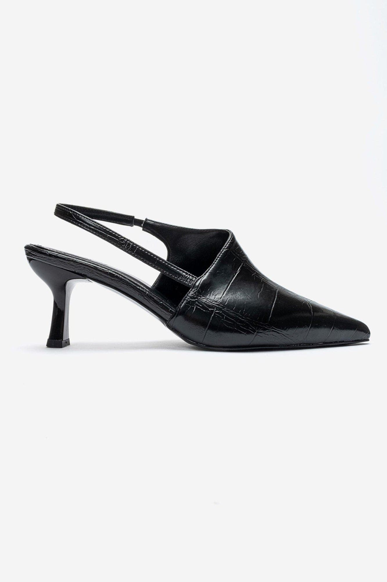 Yarel Stiletto Slingback Pump, Alternate, color, Black Print