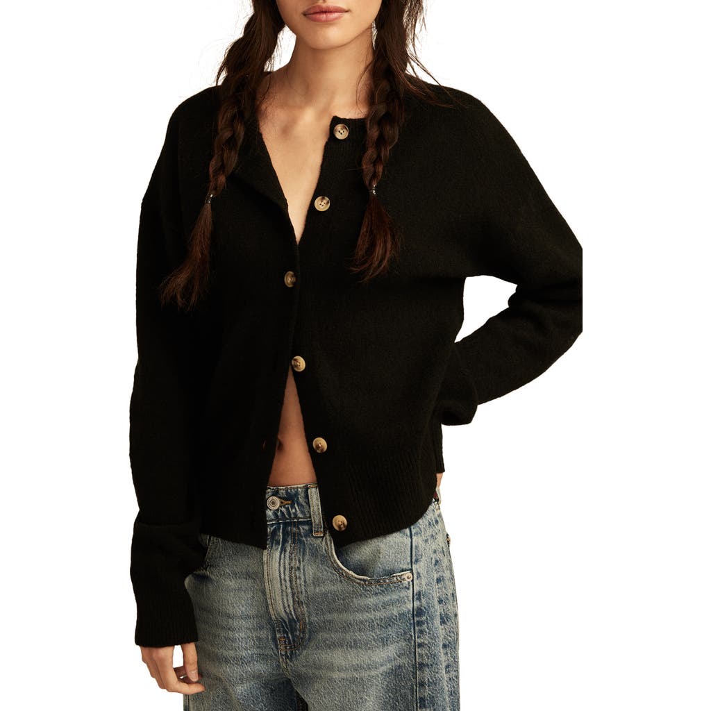 LUCKY BRAND LUCKY BRAND CREWNECK CARDIGAN