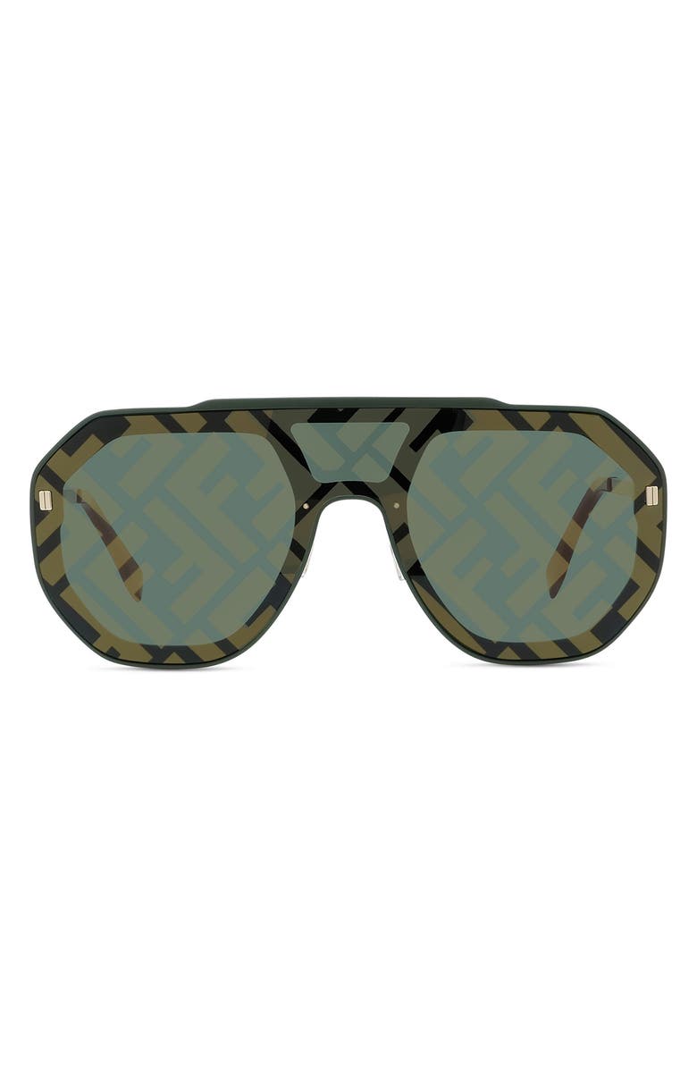 Fendi FF Fendi Evolution Mask Sunglasses, Main, color,