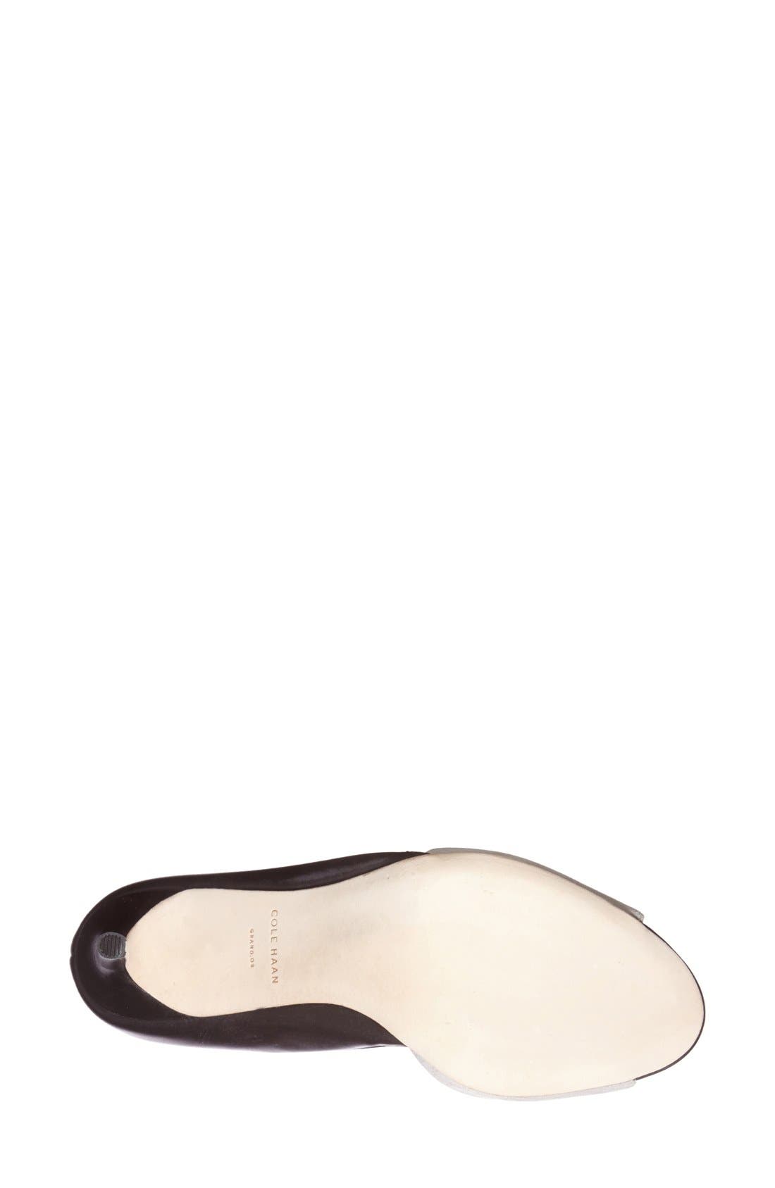 'Antonia' d'Orsay Pump, Alternate, color, PALOMA SUEDE/ BLACK
