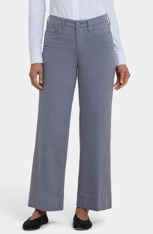 Nydj Teresa Mid Rise Wide Leg Ankle Jeans In Tavern In Brown