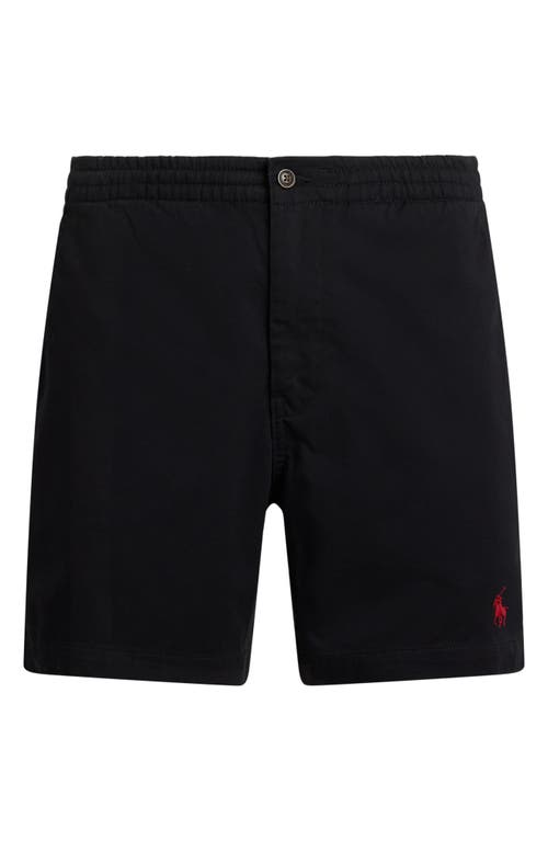 Polo Ralph Lauren Prepster Stretch Cotton Twill Chino Shorts In Black