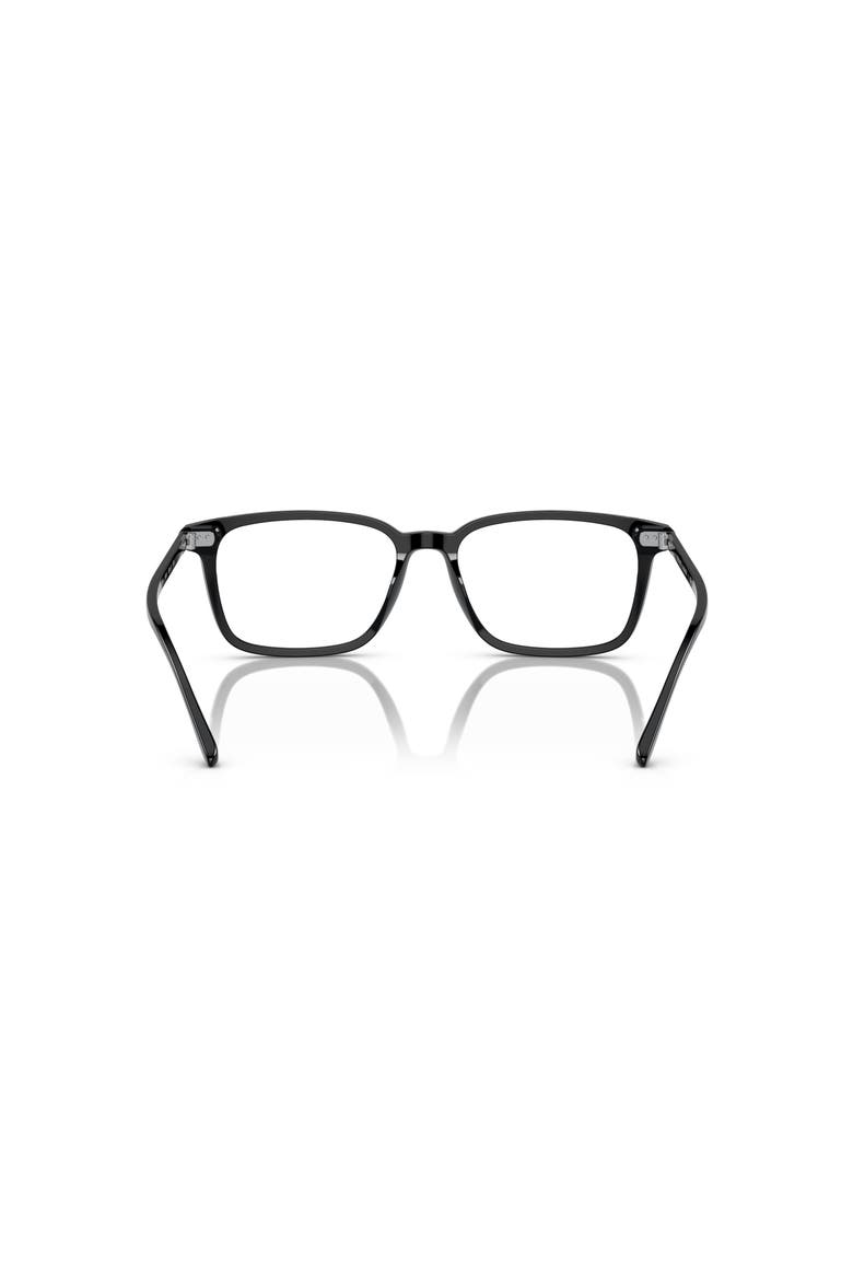 56mm Square optical glasses, Alternate, color, Black