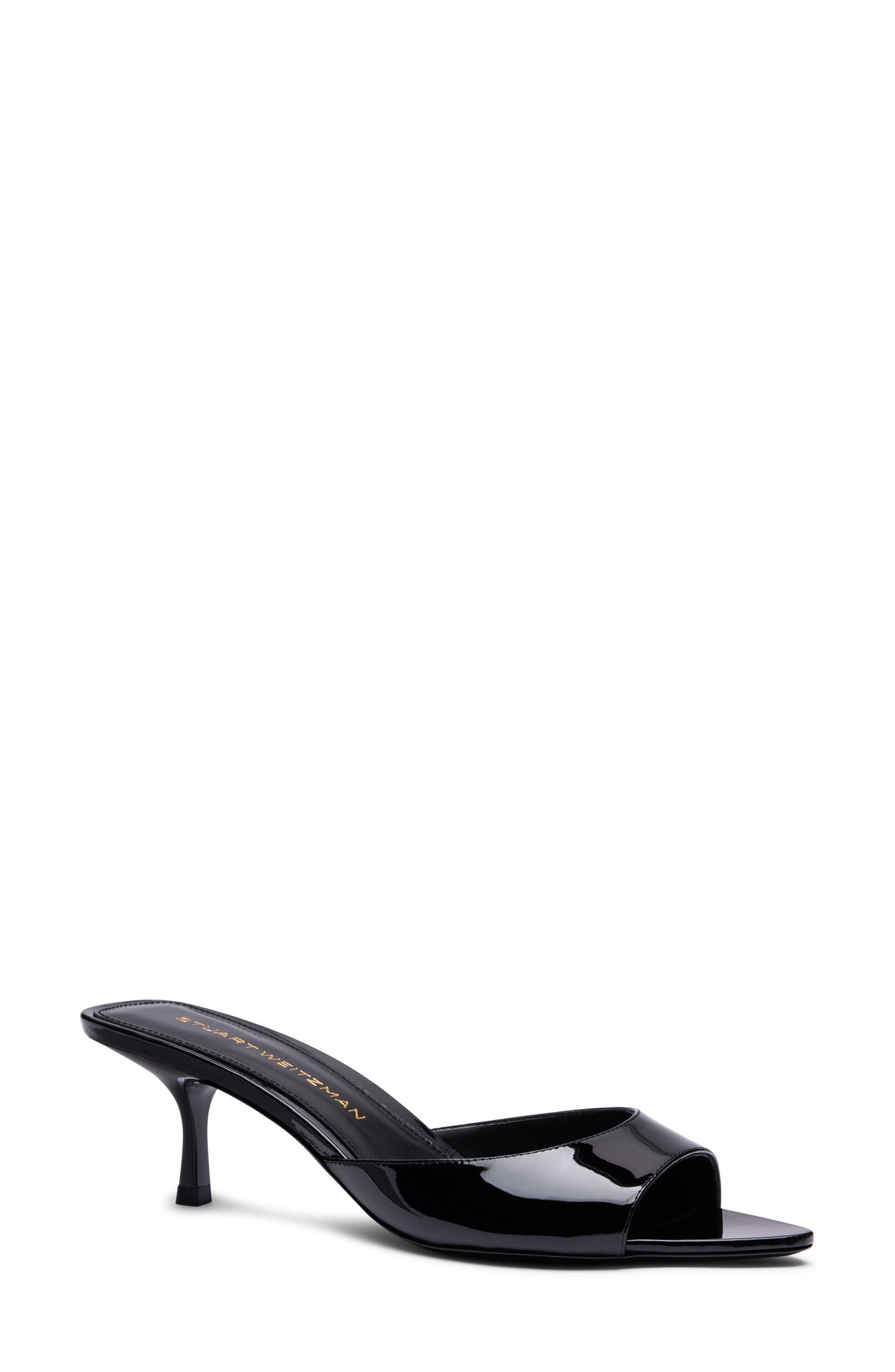 Stuart Weitzman Lexington Mule 50, Main, color, Black