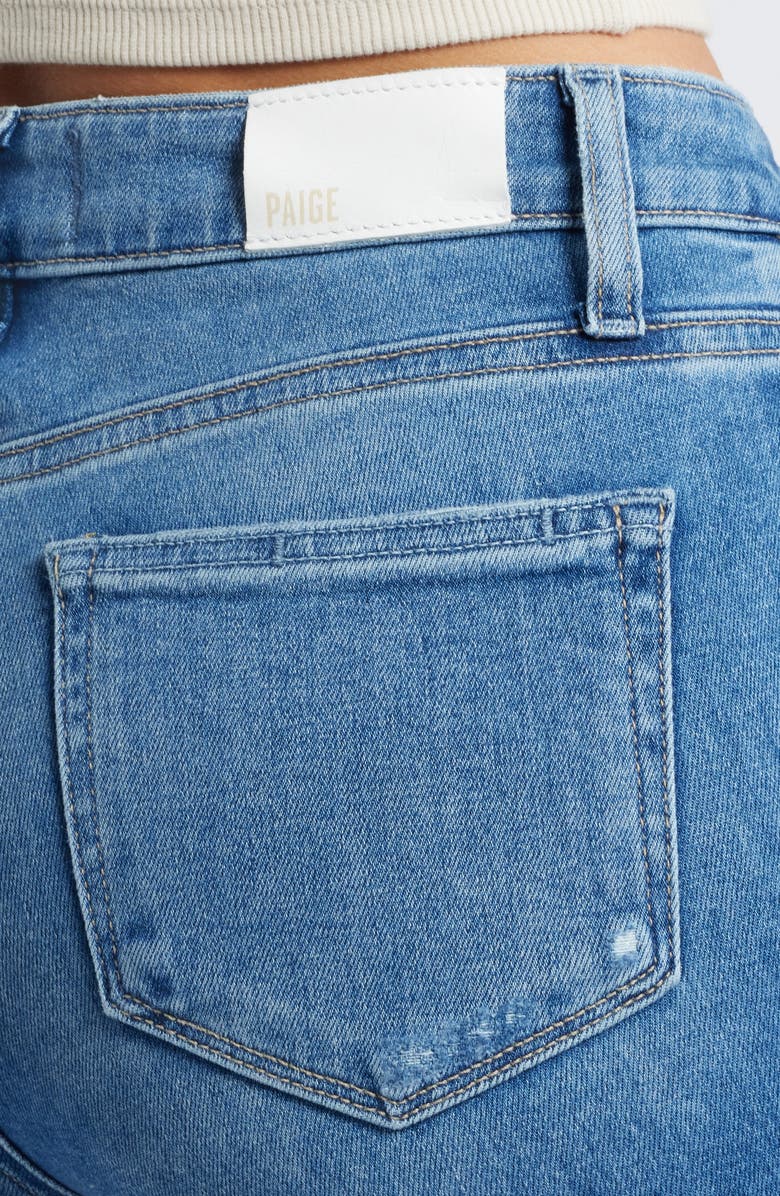 PAIGE Laurel Canyon High Waist Stretch Flare Jeans, Alternate, color, Rockshodit