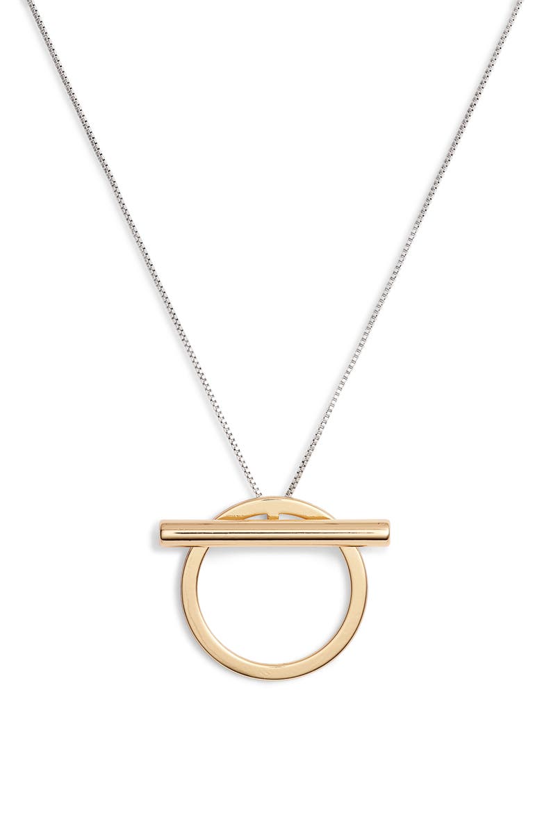 Trust Pendant Necklace, Alternate, color, TWO-TONE