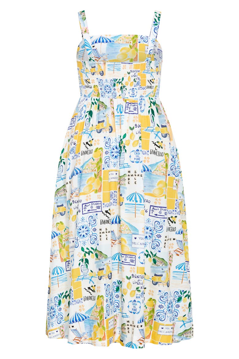 Collins Print Sleeveless Maxi Dress, Alternate, color, AMALFI COAST