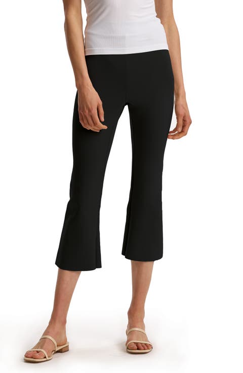 Neoprene Flare Crop Leggings