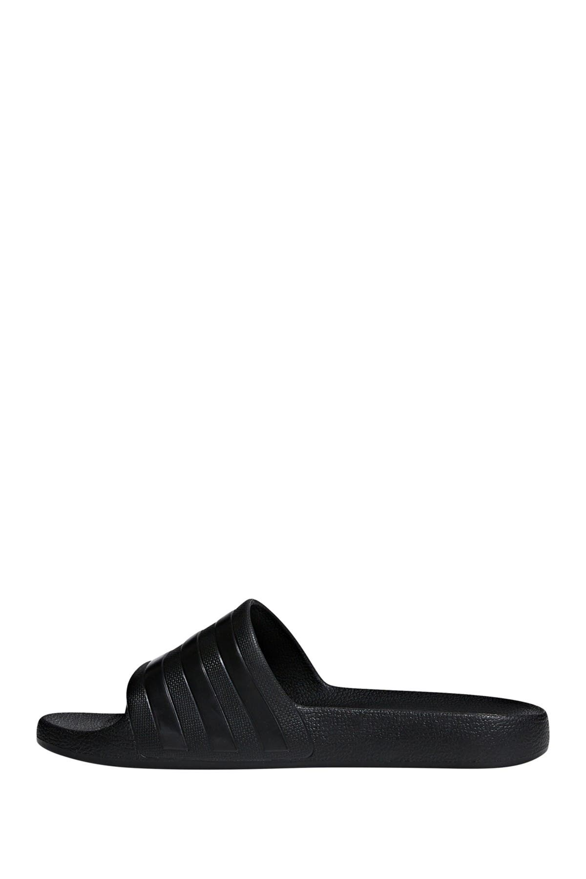 adidas Adilette Aqua Slide Sandal, Alternate, color, Cblack/Cbl
