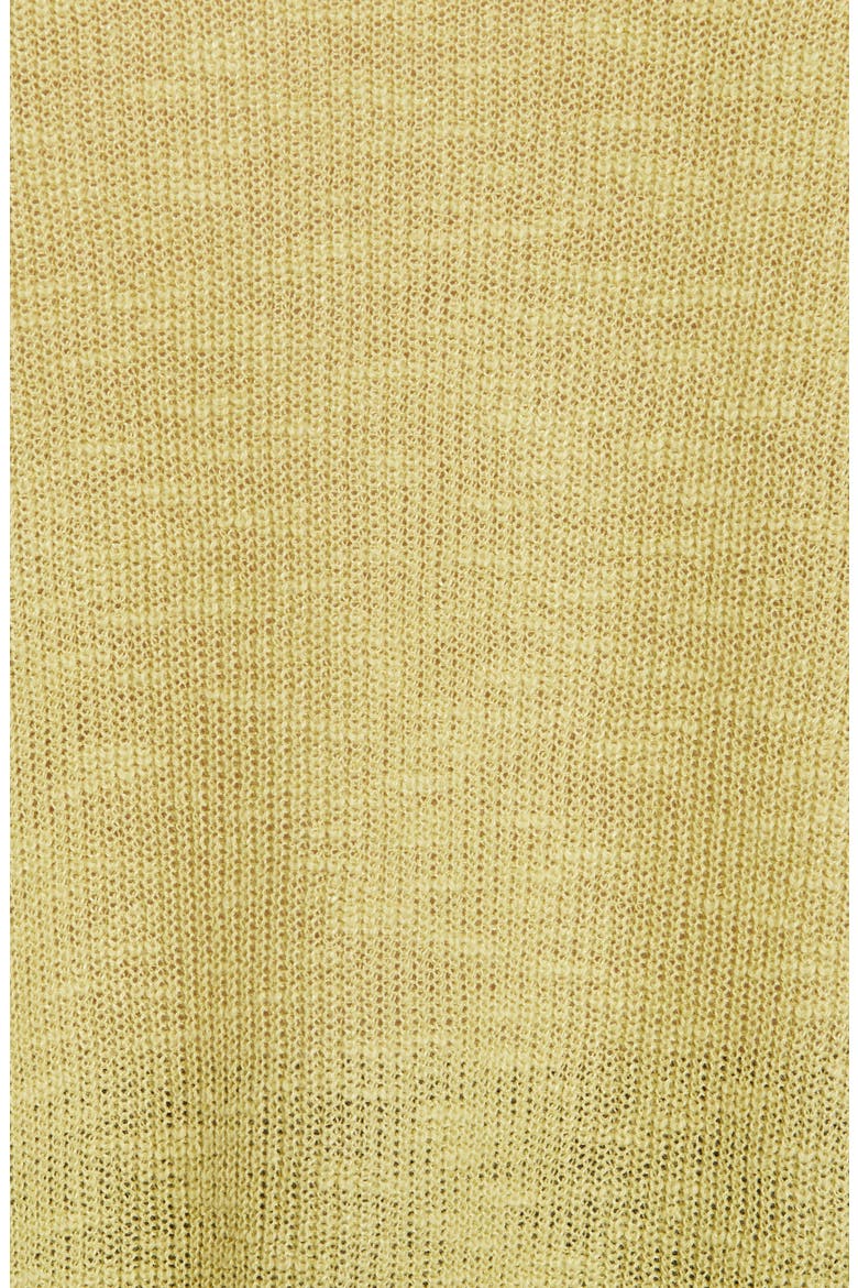 Linen & Cotton Sweater, Alternate, color, VERBENA