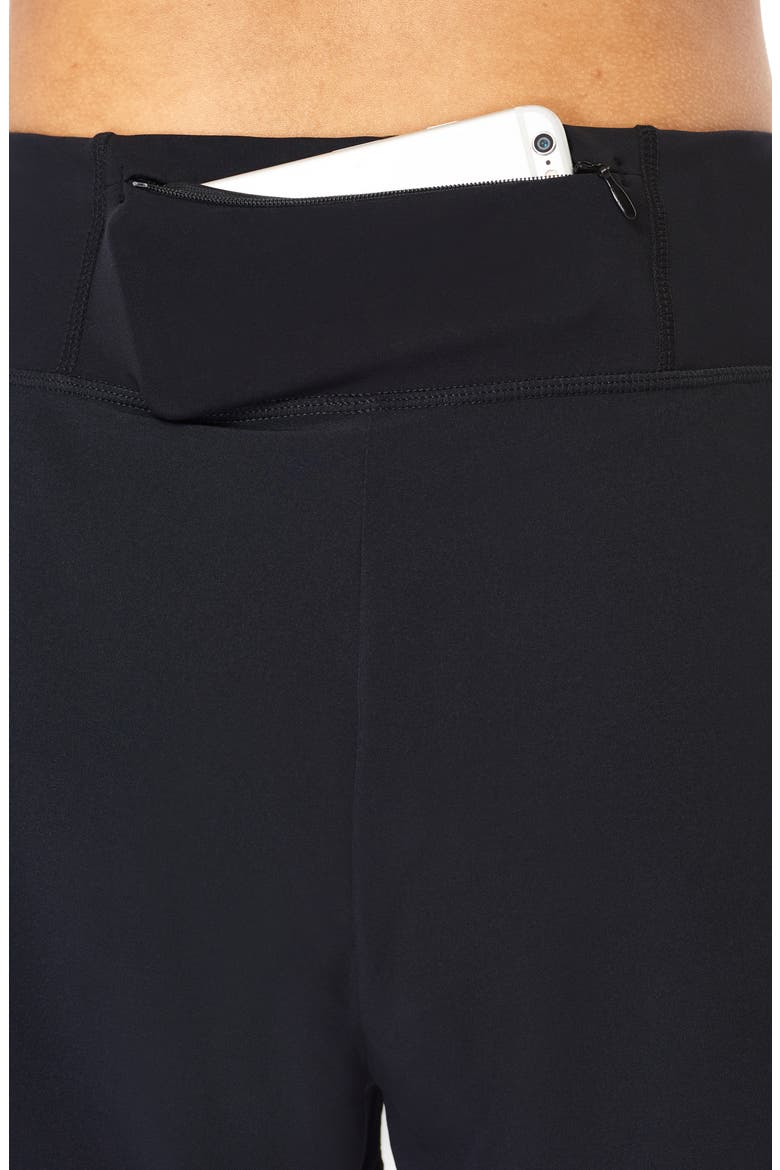 Time Trial Running Shorts, Alternate, color, BLACK