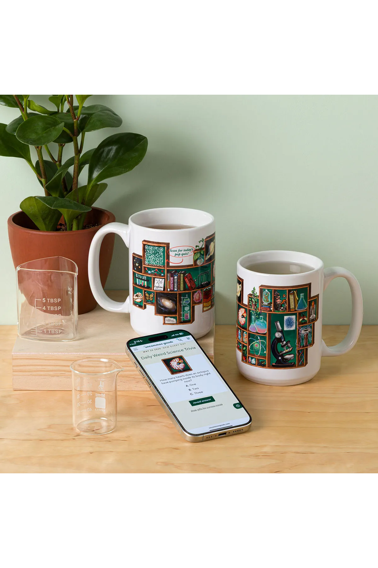 Weird Science Trivia QR Mug, Alternate, color, Multi