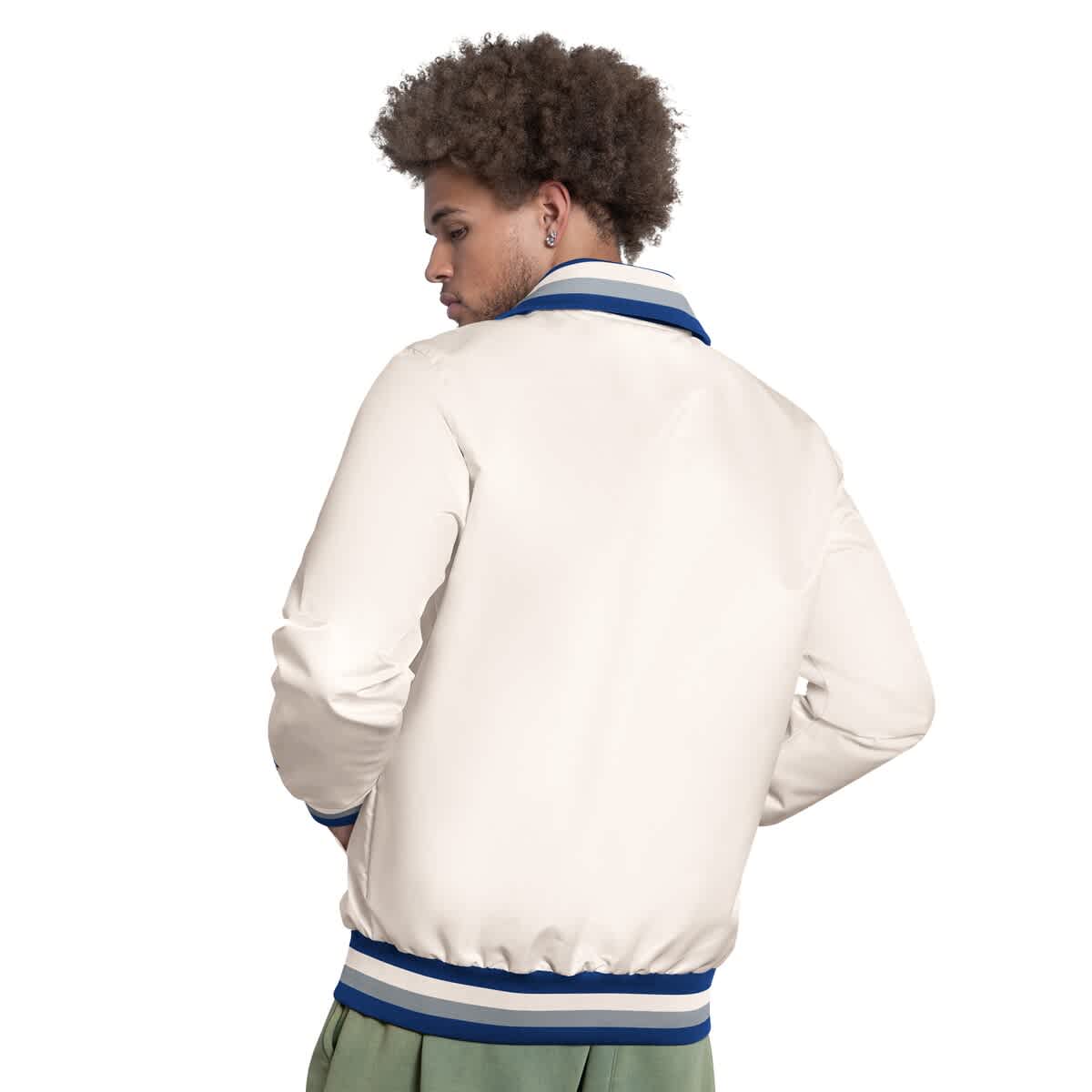 Men's Starter White Los Angeles Dodgers The Captain Cooperstown