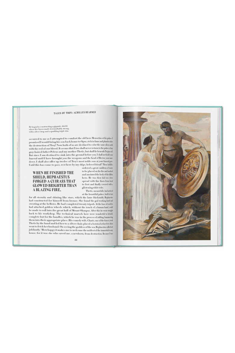 Greek Myths Book, Alternate, color, Turquoise