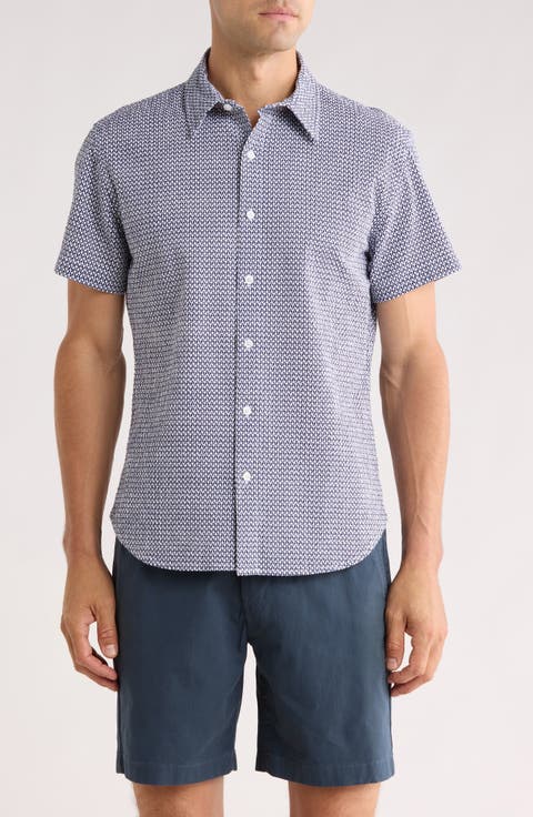 Astor Slim Fit Short Sleeve Button-Up Shirt
