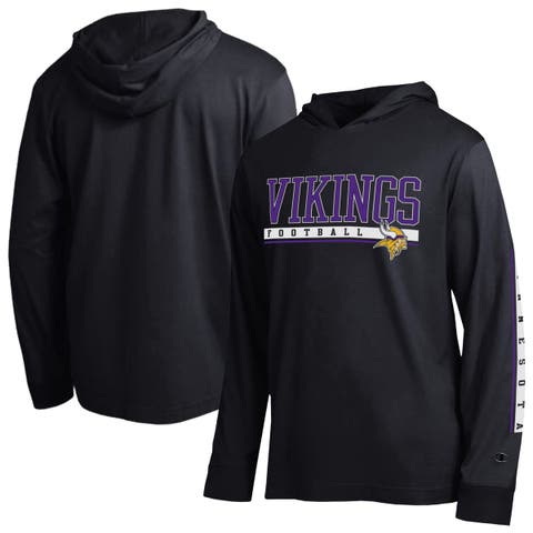 Men's Champion Black Minnesota Vikings All Star Hooded T-Shirt