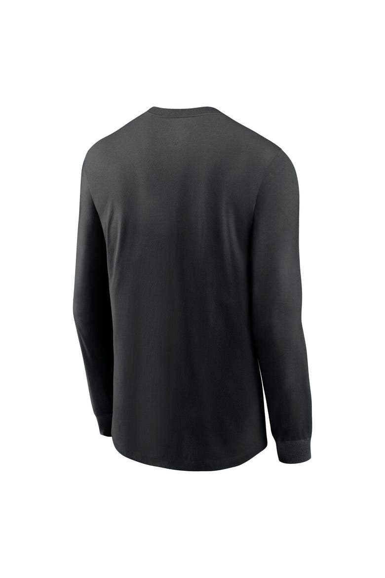 Men's Nike Black San Francisco Giants Over Arch Performance Long Sleeve T-Shirt, Alternate, color, Black