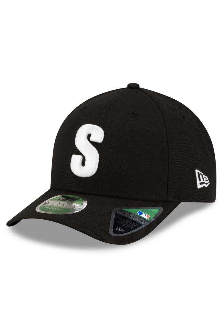 Men's New Era Navy Seattle Mariners Authentic Collection 9FORTY M-Crown Adjustable Hat, Main, color, Black