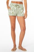 Roxy Surfing By Moonlight Print Shorts