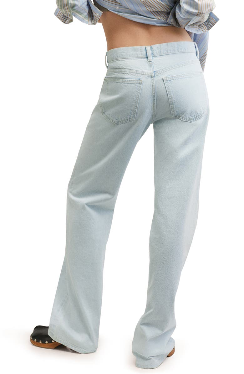 MANGO Low Rise Wide Leg Jeans, Alternate, color,