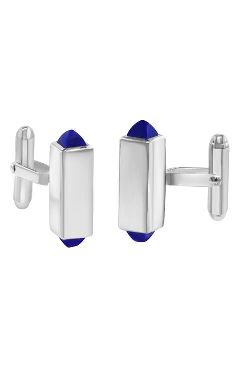 Sterling SIlver Lapiz Cufflinks