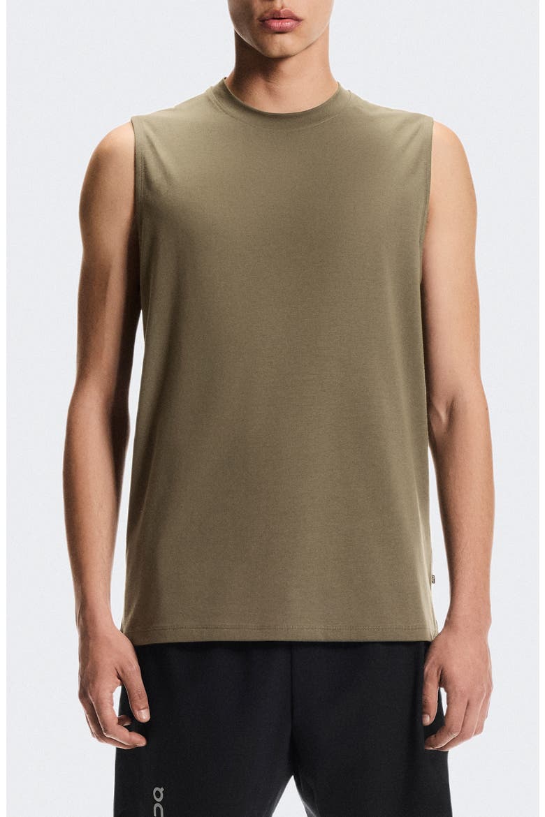 Focus Performance Sleeveless T-Shirt, Main, color, KALAMATA