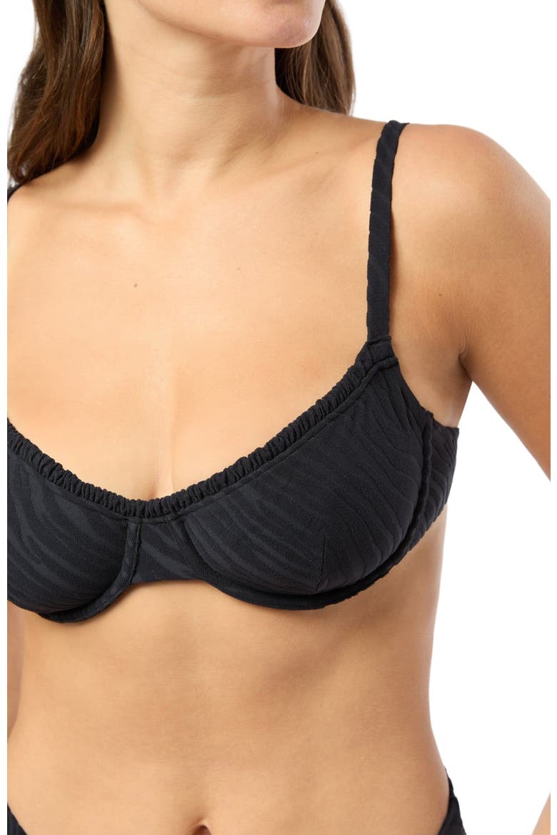 Marilyn Bikini Top, Alternate, color, BLACK