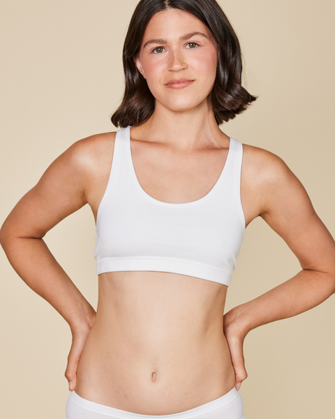 Glide Cotton Racerback Bralette