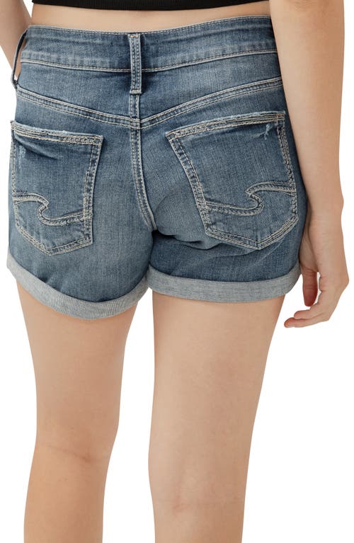 Shop Silver Jeans Co. Mid Rise Denim Boyfriend Shorts