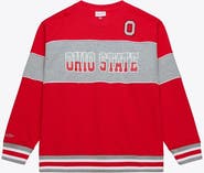 Mitchell & Ness Men's Mitchell & Ness  Scarlet Ohio State Buckeyes Fleece Sweatshirt