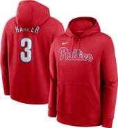 Nike Men's Nike Bryce Harper Red Philadelphia Phillies Player Name & Number Club Pullover Hoodie