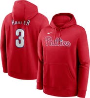 Nike Men's Nike Bryce Harper Red Philadelphia Phillies Player Name & Number Club Pullover Hoodie