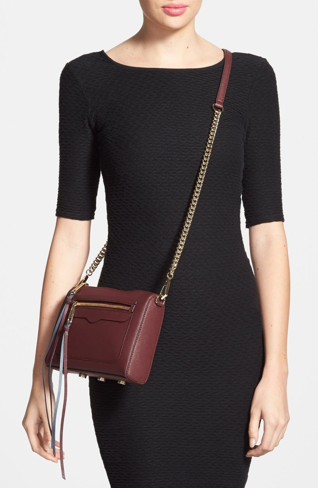 'Avery' Convertible Crossbody Bag, Alternate, color, BLACK CHERRY