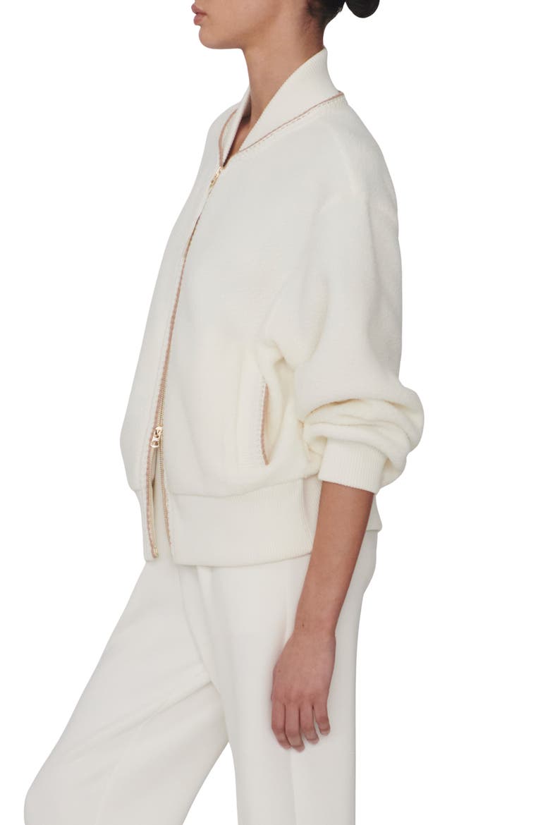 Klaudia Fleece Jacket, Alternate, color, EGRET