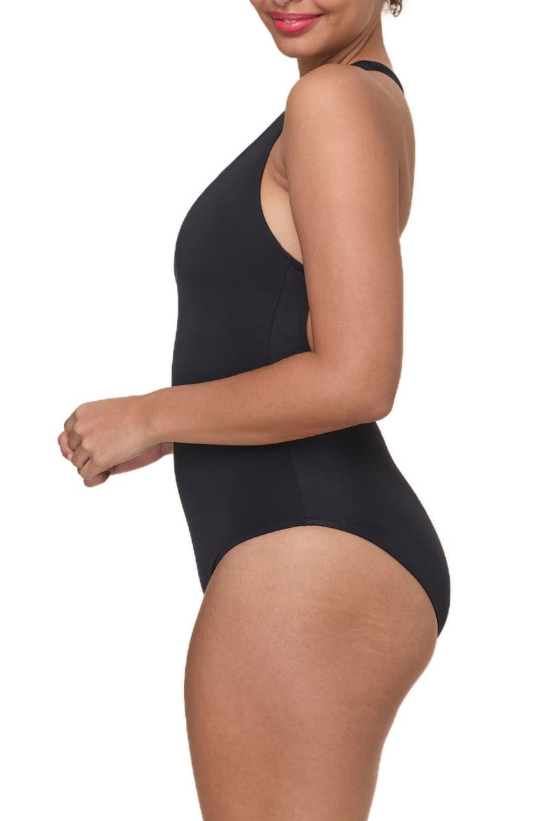 Andie The Tulum One-Piece Swimsuit, Alternate, color, Black