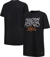 THE WILD COLLECTIVE Women's The Wild Collective Black Houston Astros T-Shirt Dress