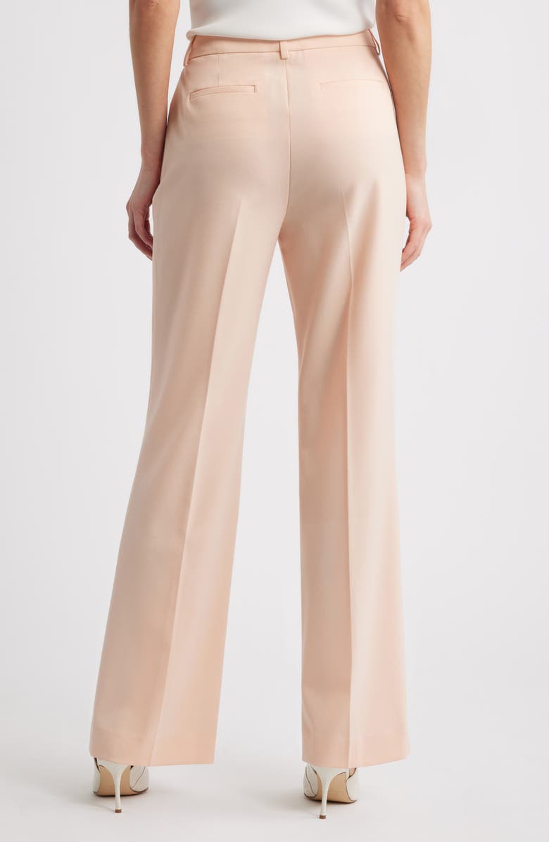 Tahari ASL Bird Eye Straight Leg Pants, Alternate, color, Parfait