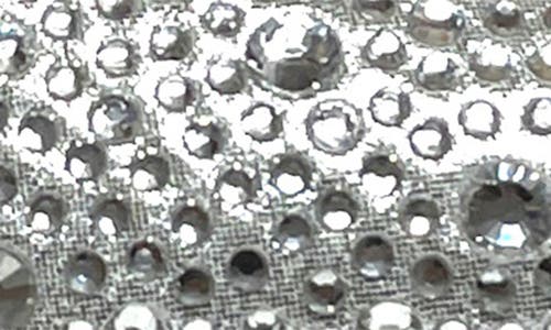 Lady Couture Onyx Rhinestone Slingback Pump In Silver