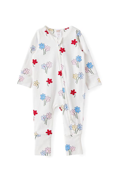 The Billie Long Sleeve Zip Romper