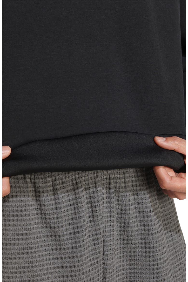 Performance Crewneck Sweatshirt, Alternate, color, BLACK