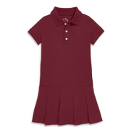 Primary Kids Short Sleeve Pique Polo Dress