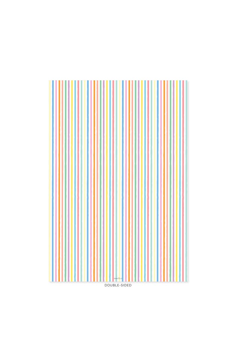 Ramus & Co Eight Sheets Two-Sided "Reef Party" Heavyweight Gift Wrap, Alternate, color, Multicolored