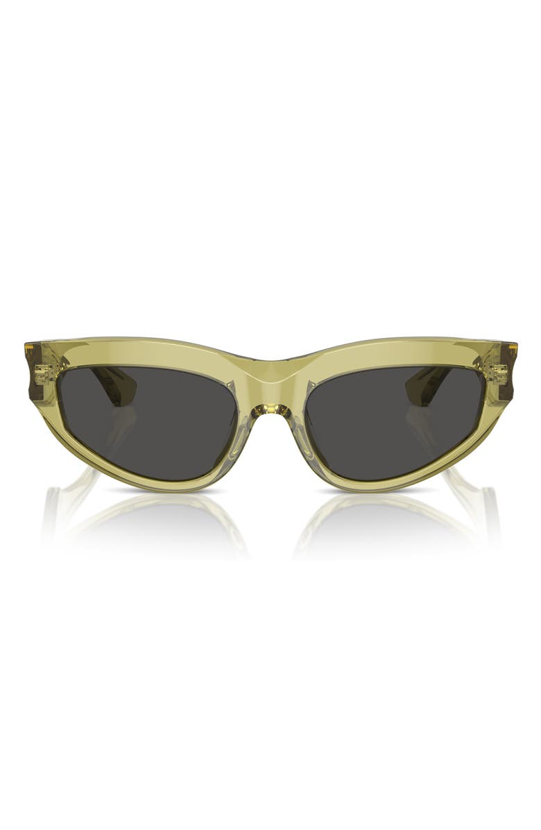 Burberry 55mm Cat Eye Sunglasses, Main, color, Green